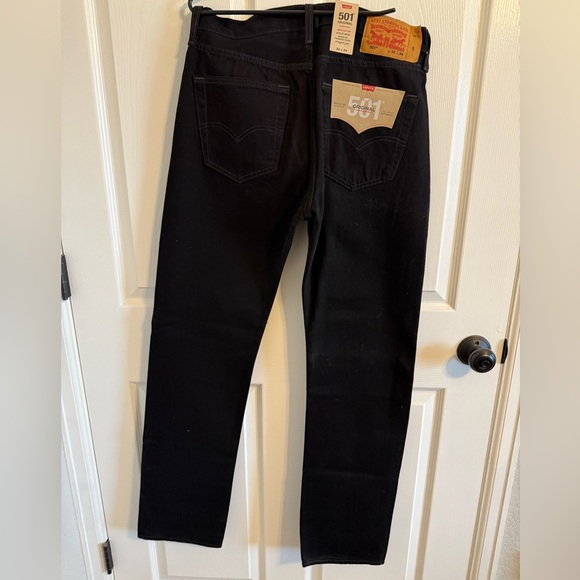 NWT Levi's 501 Men's Black Jeans - Picture 3 of 3